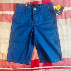 Blue Volcom Boys Shorts NWT